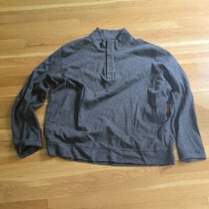 Jos. A. Bank Charcoal Pullover Sweater - Tweed Look